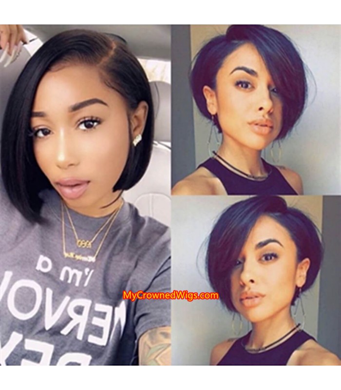 lace frontal wig -[LF003] - My Crowned Wigs