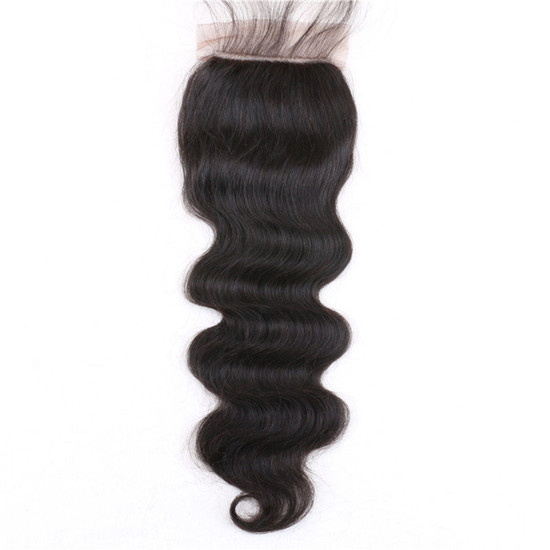 brazilian virgin body wave silk based closure--[MCW911] - My Crowned Wigs